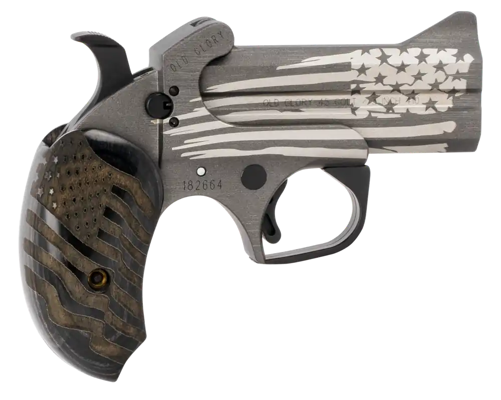 Bond Arms BAOG Old Glory 45 Colt/.410 Gauge 3.5" 2-Round American Flag Cerakote Stainless Steel