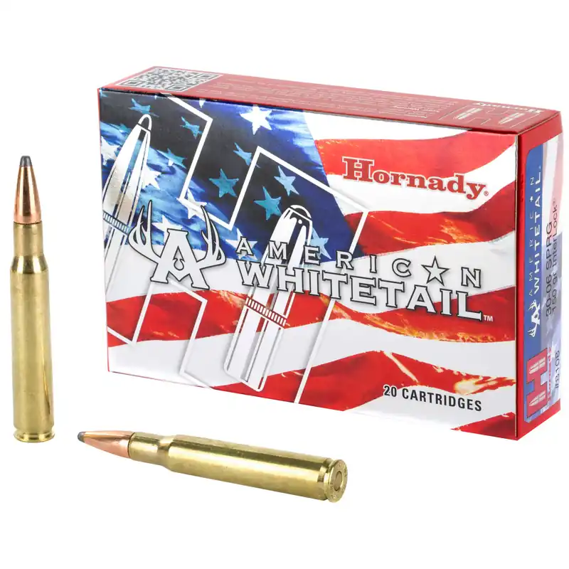 Hornady American Whitetail .30-06 Springfield 150 Grain InterLock SP 20 Rounds/200 Rounds