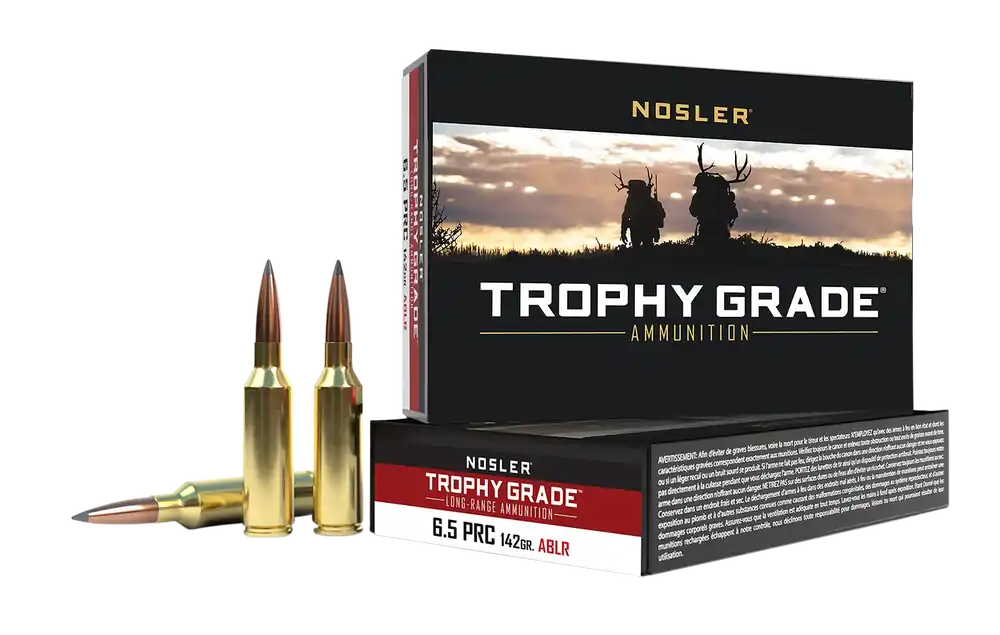 Nosler 6.5PRC 142gr AccuBond Long Range Ammo - 20/Box