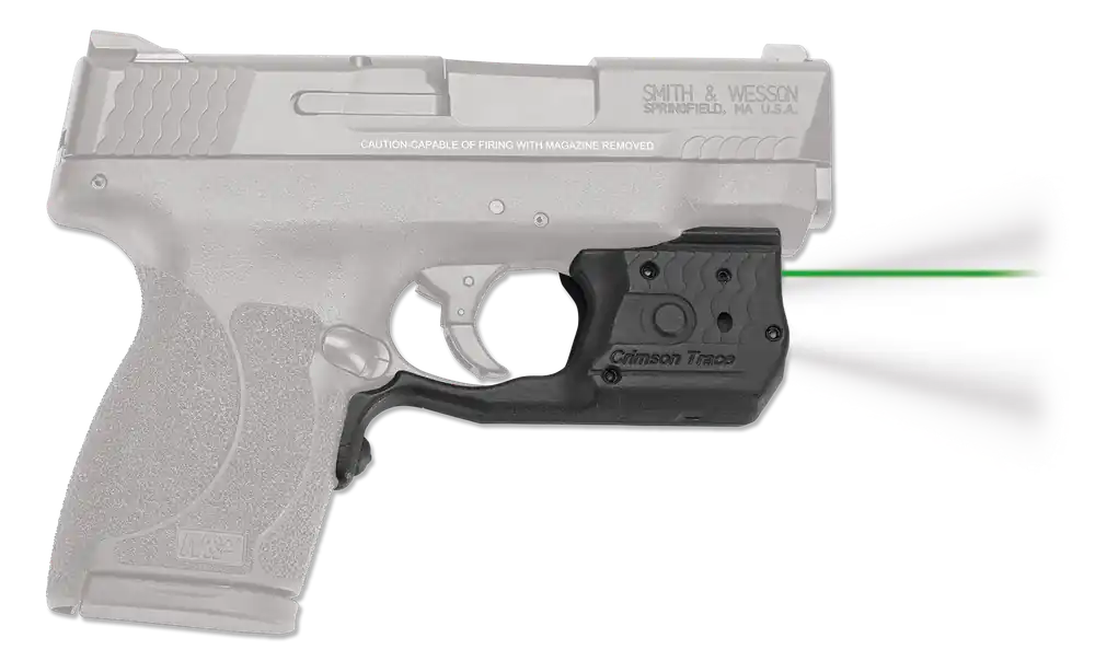 Crimson Trace LL-808G Green Laserguard Pro for Smith & Wesson M&P Shield .45 ACP - Black