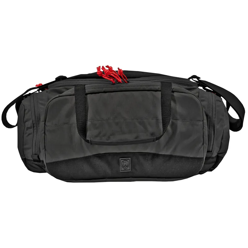 GGG Black Range Bag with Red Zipper Pull