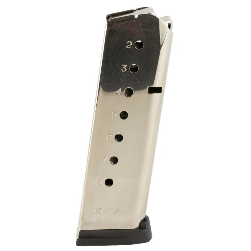 Nickel Finish 8-Round 45ACP Magazine for Rock Island Firearms