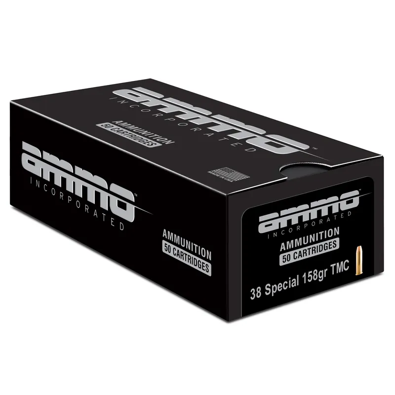 AMMO INC .38 Special 158 Grain TMC 50 Rounds/1000 Rounds