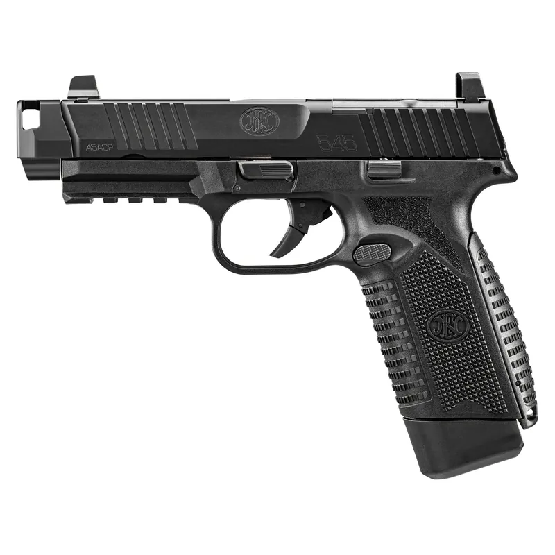 FN 545 MRD COMP .45 ACP Pistol, 4.43" Barrel, 15-Round, Black