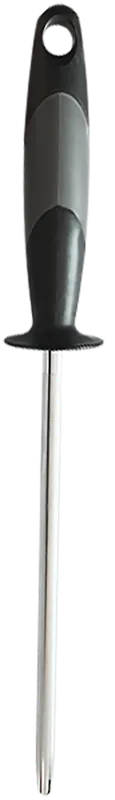 AccuSharp 9" Diamond Sharpening Steel with Black Rubber Handle