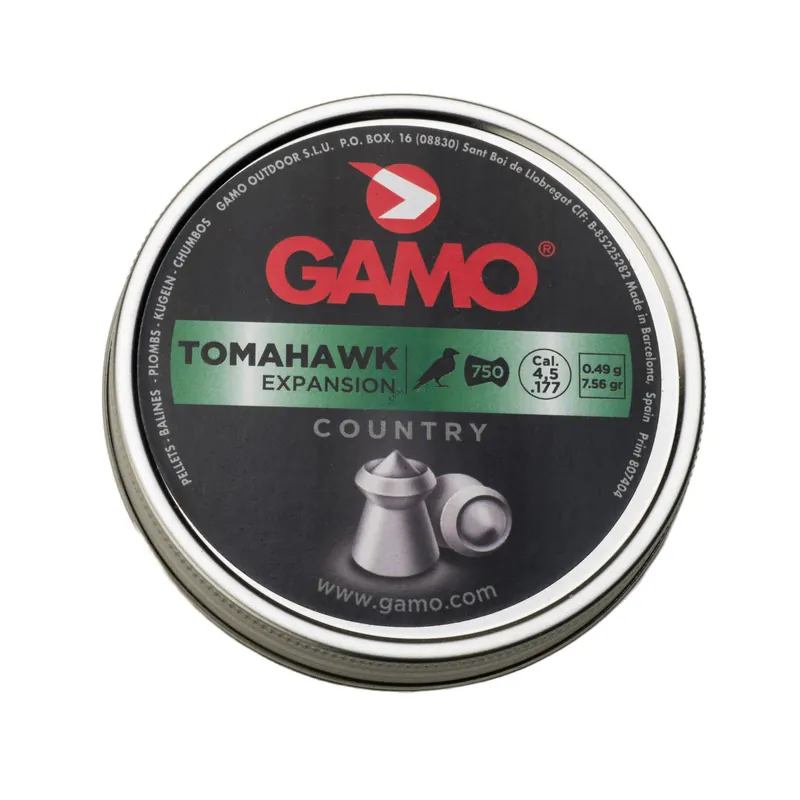 GAMO Tomahawk Pointed Hollow Point .22 Caliber Pellets - 400 Count