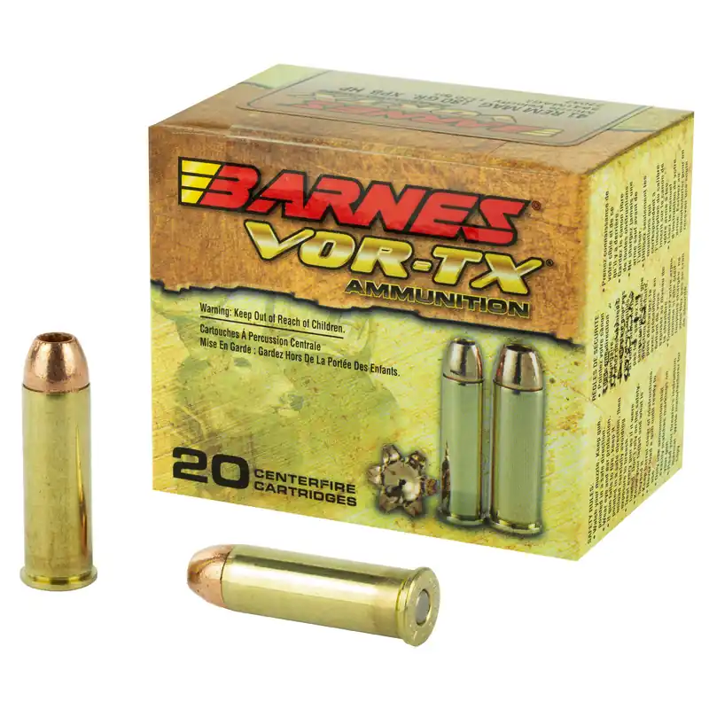 Barnes VOR-TX 41 Magnum 180 Grain XPB Ammunition - 20 Rounds