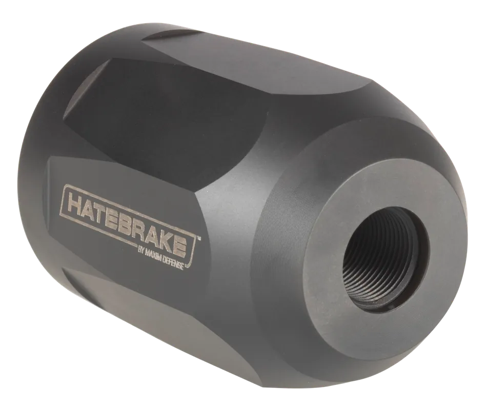 Maxim Defense MXM47707 Hate Brake - Black DLC Stainless Steel, Octagon Shape, 5.56 NATO Compatibility