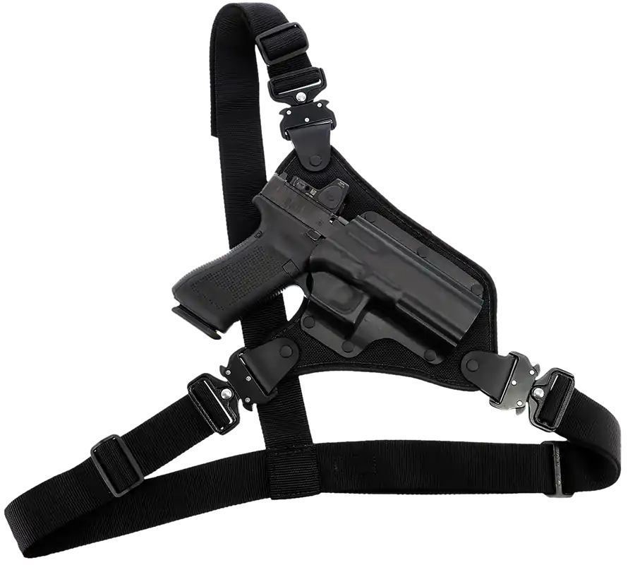 Galco HR186B High Ready Chest Holster for Ruger Alaskan - Fits Up to 58" Chest, Black