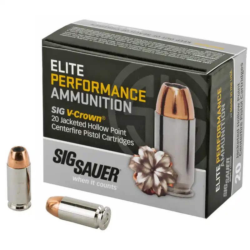 SIG AMMO .40 S&W 180 Grain JHP - 20 Rounds/200 Rounds