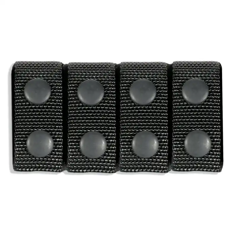 Black 2" Cordura Belt Keeper (Set of 4)