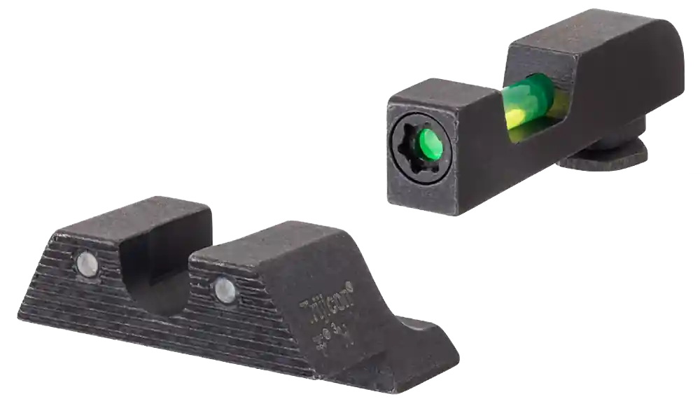 Trijicon DI Night Sight Set for Glock 20/21 - Green Tritium/Fiber Optic Front & Black Outline Rear
