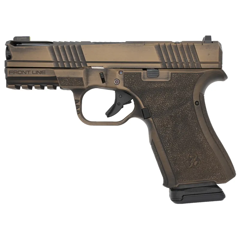 BRO FRONTLINE+ 9MM 4" 15RD Black/Bronze