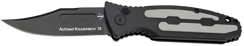 Boker Kalashnikov 3.35" D2 Steel Blade with Black/Gray Aluminum Handle