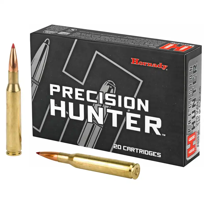 Hornady Precision Hunter 270 Win 145 Grain ELD-X Ammunition - 20 Rounds/200 Rounds