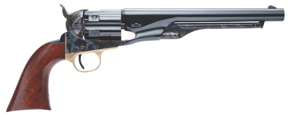 Cimarron CA041 1860 Army .44 Cal Revolver with Blued Barrel and Walnut Grip