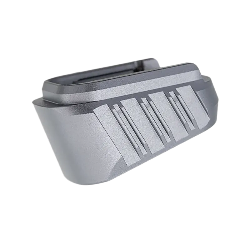Hellcat Pro Grey Magazine Extension - Fits Springfield, 7000 Series Aluminum