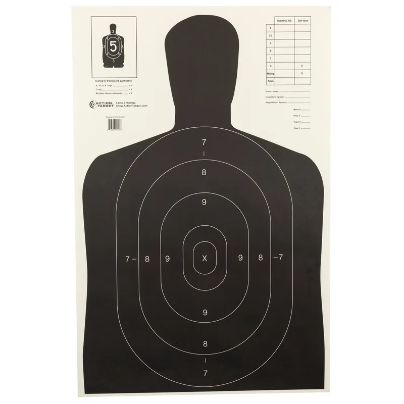 Action Target B27E Black 100 Pack