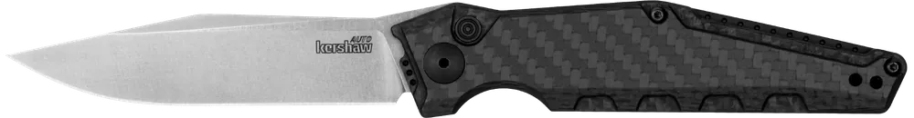 Kershaw Launch 7 EDC Automatic Knife with 3.75" Satin CPM MagnaCut Blade and Black Aluminum/Carbon Fiber Handle