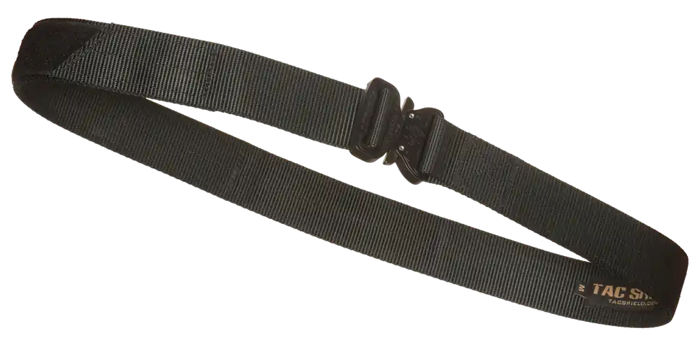Tacshield T30MDBK Tactical Gun Belt - Black, 34-38", 1.50" Wide, Buckle Closure