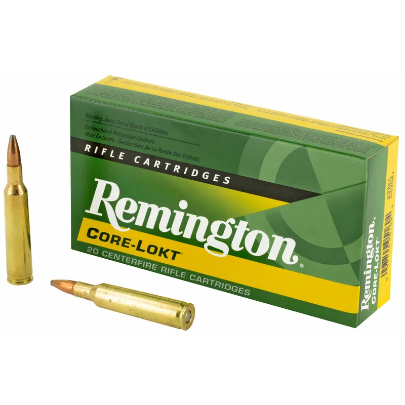 REM 6MM REM 100GR PSP CL Ammunition - 20 Rounds per Box, 200 Rounds per Case