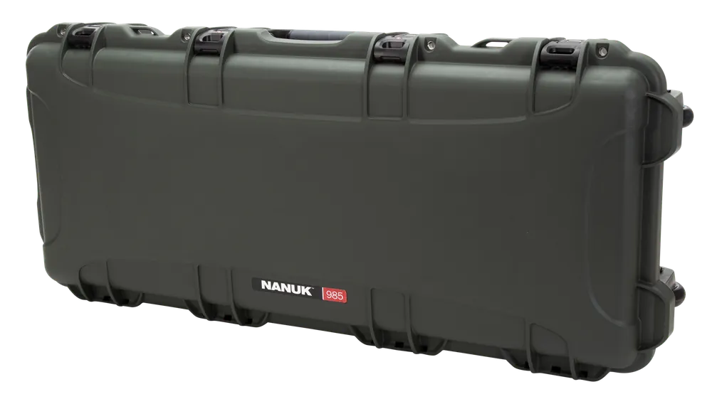 Nanuk 985 36" Olive Resin Tactical Rifle/Shotgun Case