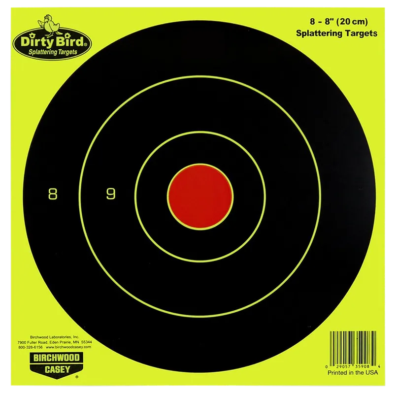 Birchwood Casey Dirty Bird Bullseye Target Pack - 50 Sheets