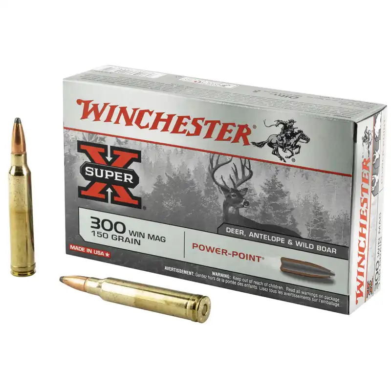Winchester Super-X Power-Point .300 Win Mag 150 Grain 20 Rounds/200 Rounds