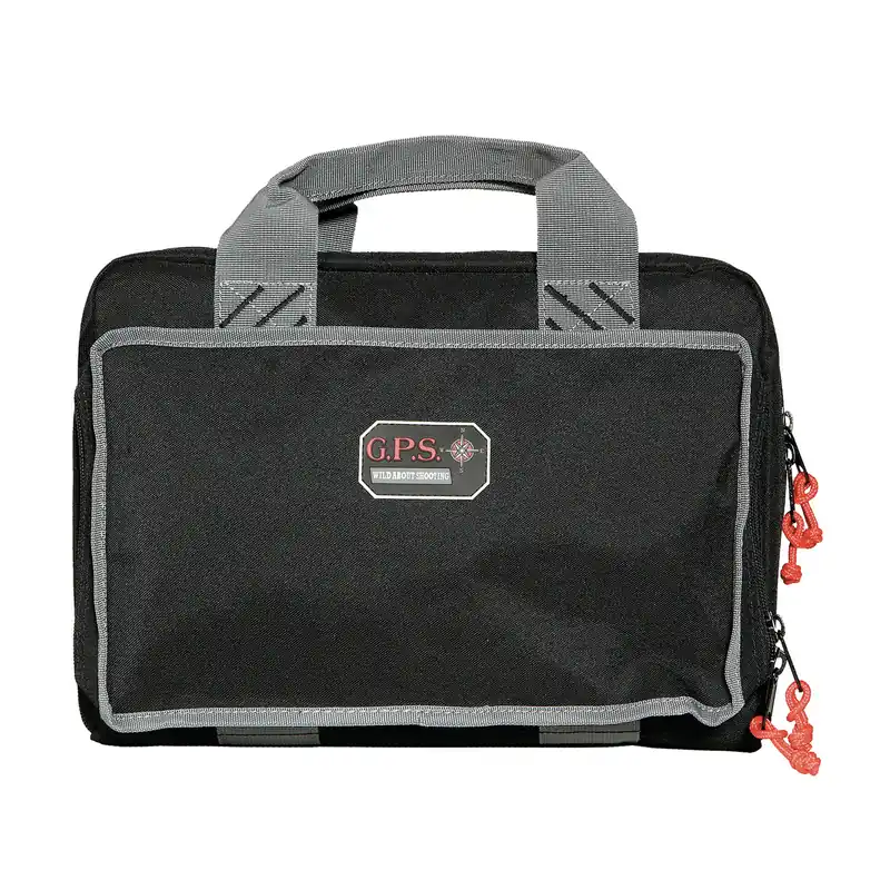 Black GPS Quad Pistol Range Bag