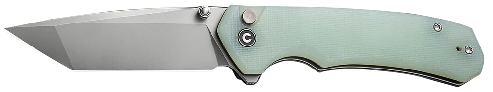 Civivi Brazen Folding Knife with Stonewashed D2 Steel Blade and Natural G10 Handle