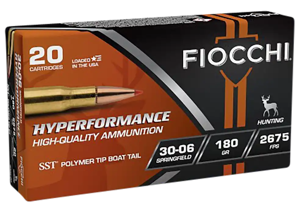 Fiocchi Hyperformance 30-06 Springfield 180gr SST Ammunition - 20 Rounds per Box