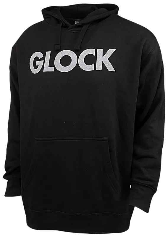Glock AP95783_NEW Black Traditional Hoodie - Large, Durable Soft Fabric, Long Sleeve