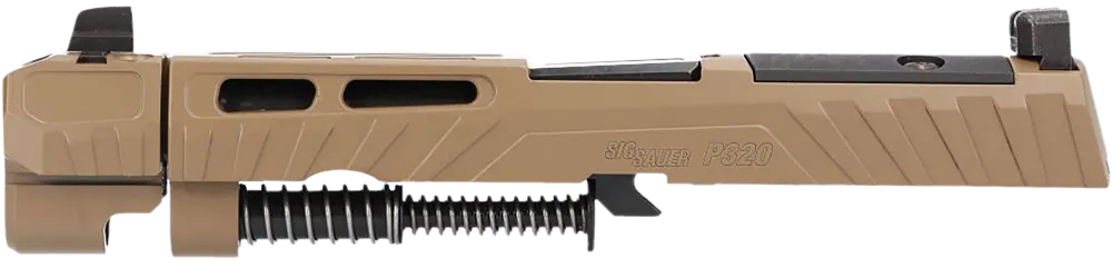 Sig Sauer P320 9mm Coyote Brown Optic Ready Slide with XRAY3 Sights