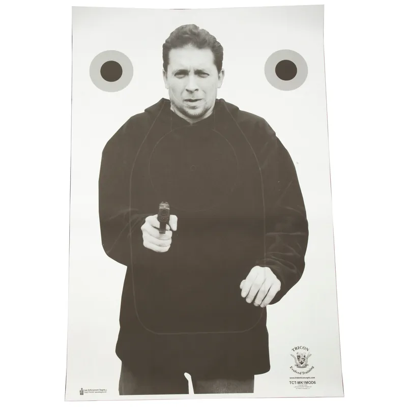 Vital Impact Action Target Black 100 Pack