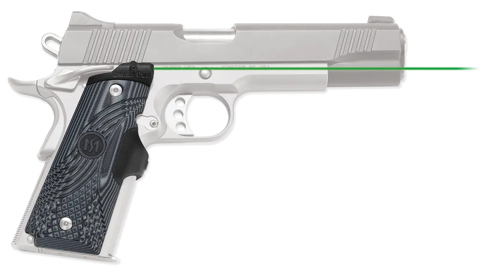 Crimson Trace LG-904G Lasergrips Master Series for 1911 Full Size - Black with Red Laser