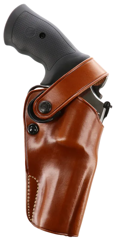 Galco DAO126 Tan Leather Belt Slide Holster for S&W N Frame Right Hand