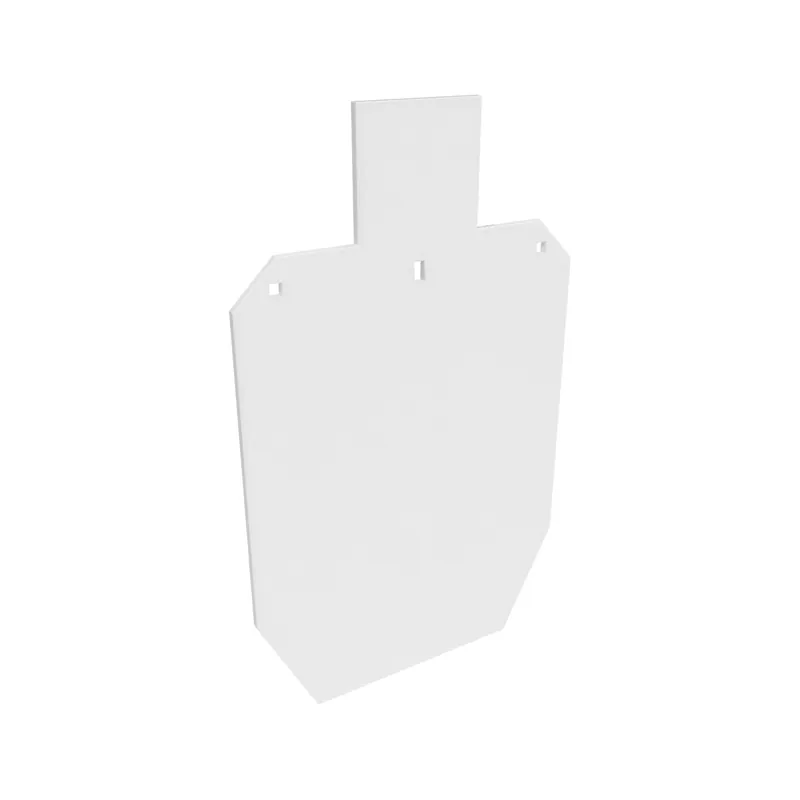 B/C Full IPSC Silhouette Target White