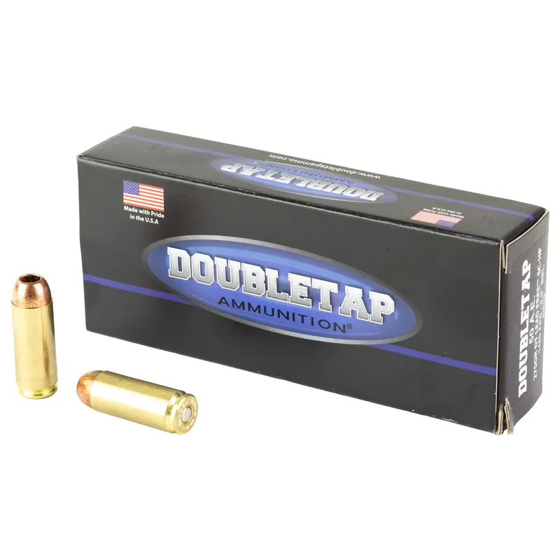 DBLTAP .50 AE 275 Grain Lead-Free Hollow Point Ammunition - 20 Rounds/500 Rounds