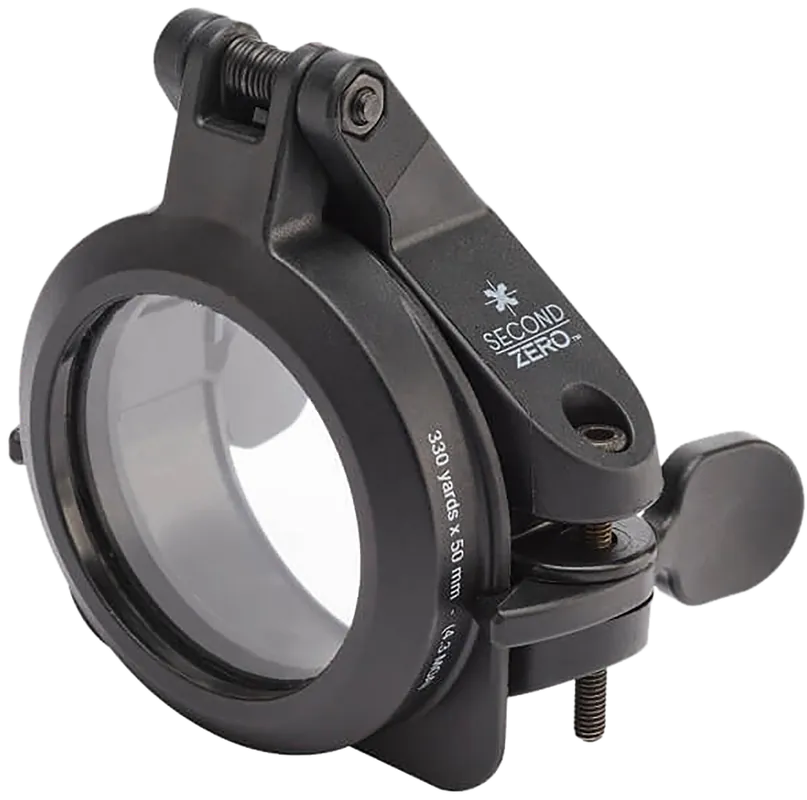 Axeon Second Zero Bell Mount for 50-58mm Objective, 330 Yards Range, 4.3 MOA, Black