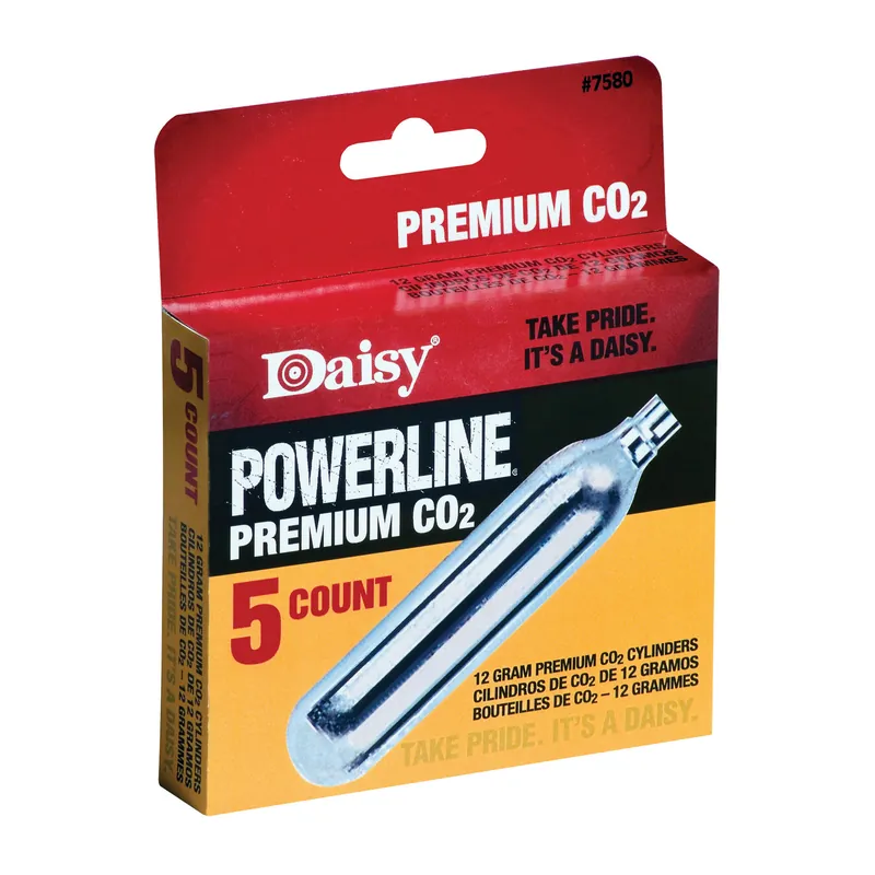 DAISY CO2 Cylinders Pack of 5 - Model #7580