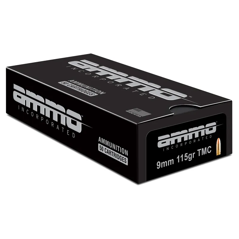 AMMO INC 9MM 115GR TMC - Box of 50/Case of 1000