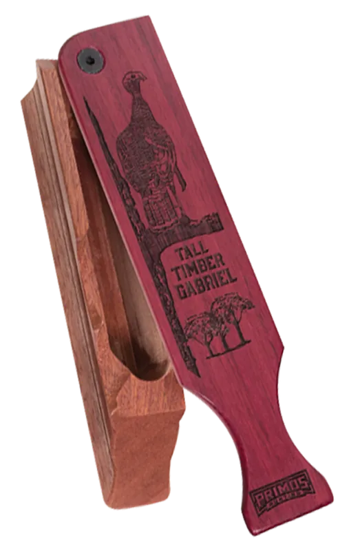 Primos 2915 Tall Timber Gabriel Box Call: Natural Wood Turkey Attractor