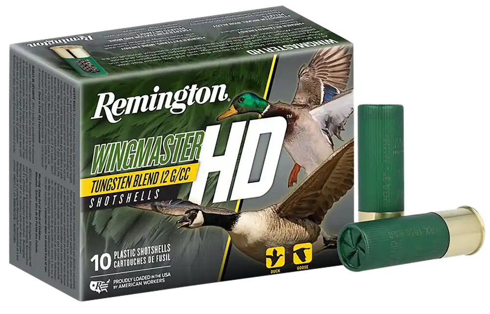 Remington Wingmaster HD 12 Gauge 3" 2 Shot Ammunition - 10 Box/Case