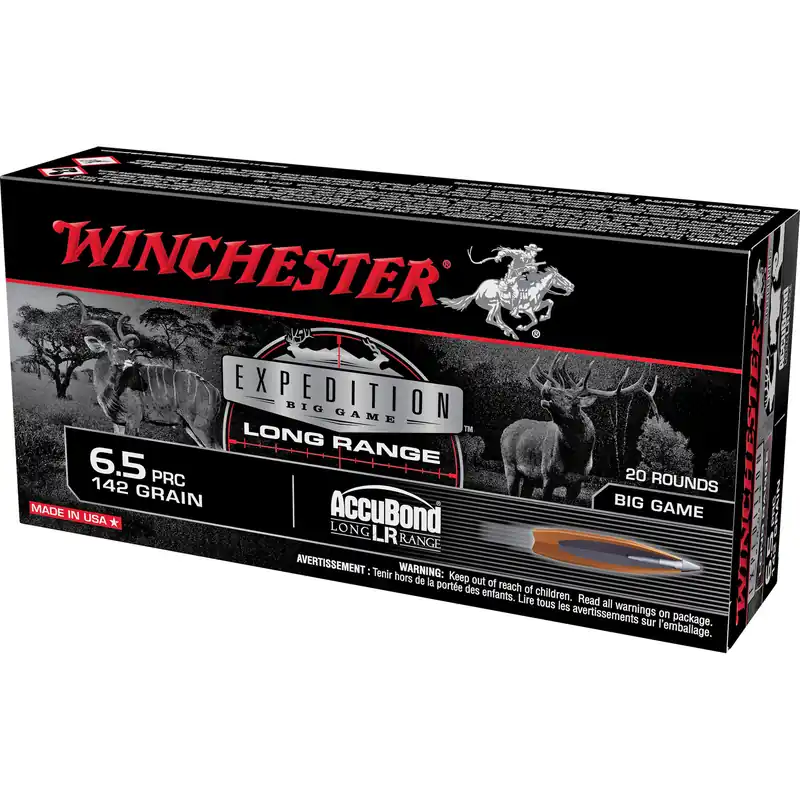 Winchester 6.5 PRC 142 Grain AccuBond LR Ammunition - 20 Rounds/200 Rounds