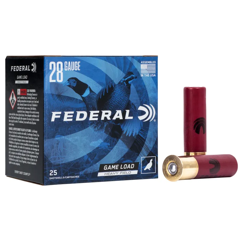 Federal Game-Shok 28 Gauge 2.75" #6 Shot 25 Rounds/Box, 250 Rounds/Case