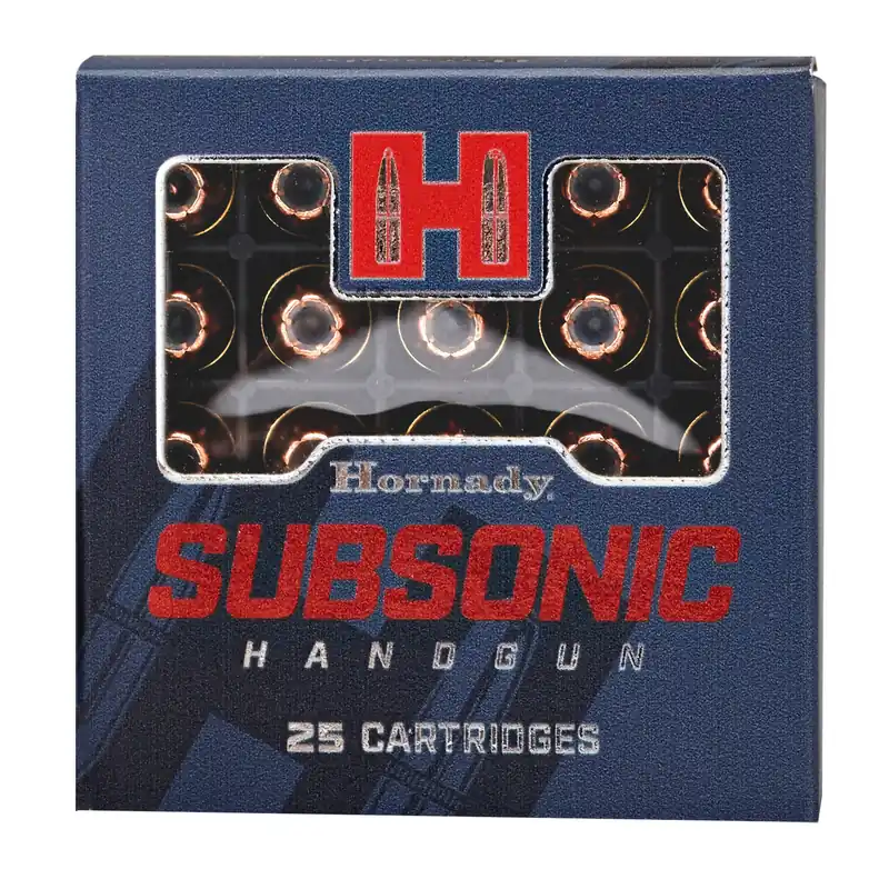 HRNDY 9MM 147GR XTP Subsonic Ammo - 25 Rounds/Box, 250 Rounds/Case