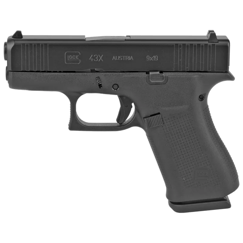 Rebuilt GLOCK 43X 9mm Black 10-Round Pistol