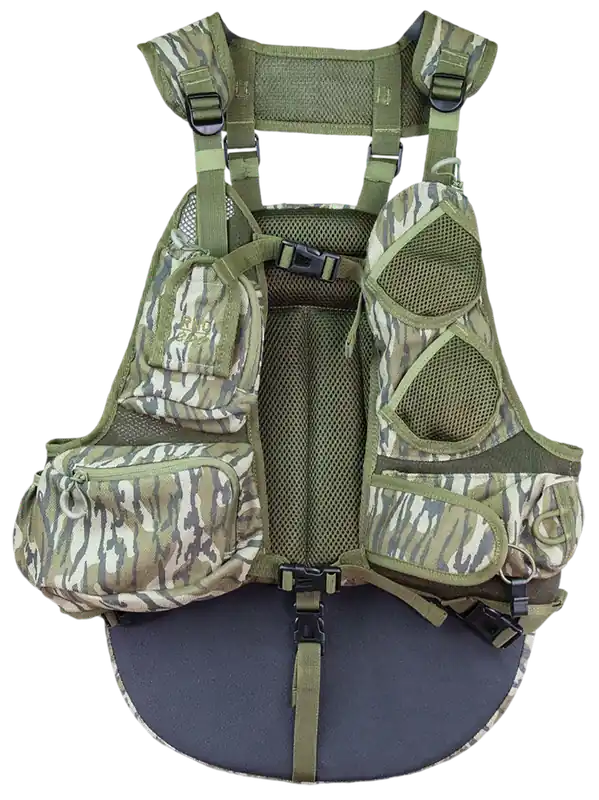 Knight & Hale Run N Gun Turkey Vest in Mossy Oak Bottomland Pattern