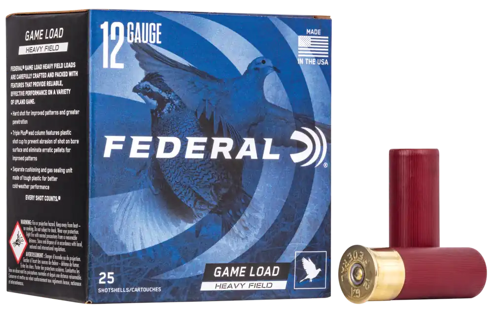 Federal H1234 Game-Shok 12 Gauge 2.75" 1 1/8oz #4 Shot 25 Rounds/Box