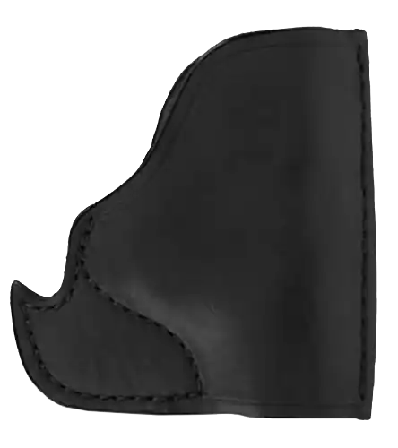 Bulldog MLBIP Black Leather Holster for Micro Pistols - Fits Ruger LCP/Walther PPK - Ambidextrous